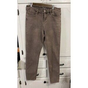 Dear John Jeans Women's 30 Brown Gisele High Waisted Skinny Cotton Blend Stretch